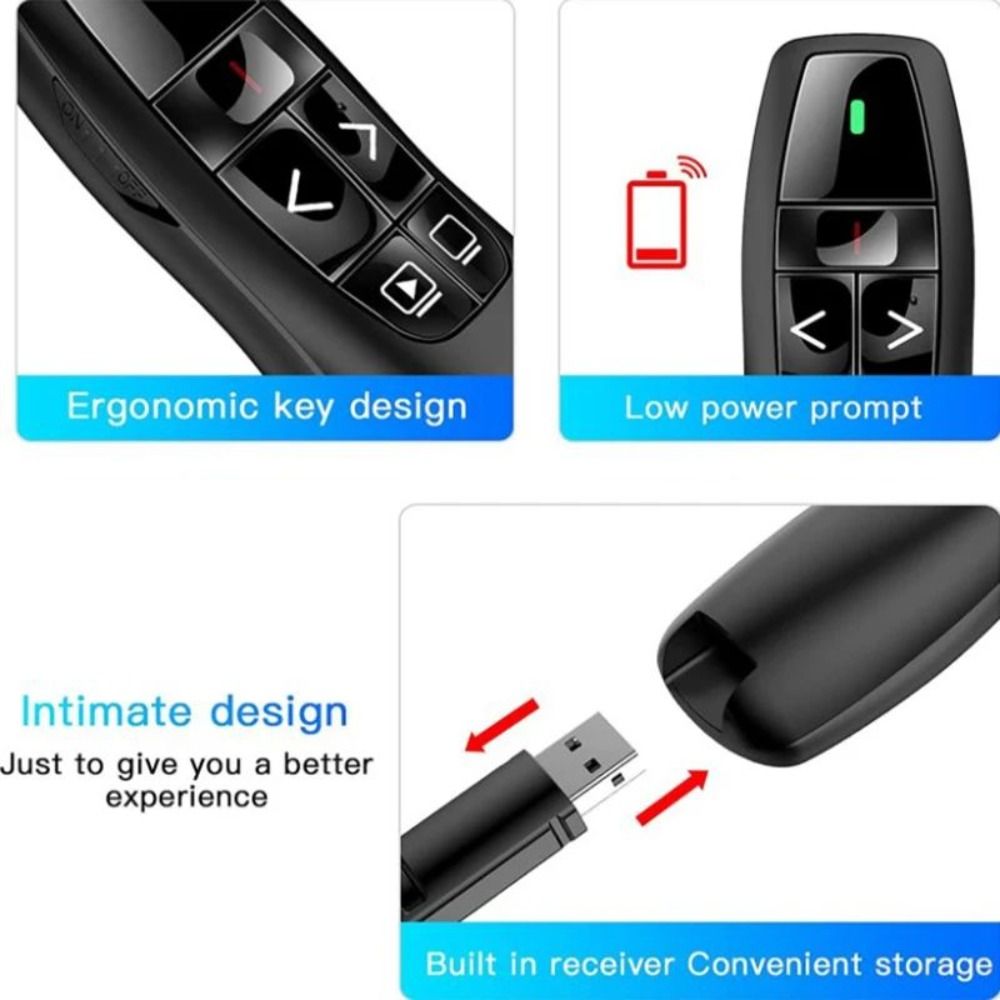 Presentation Remote Laser - Pilot do prezentacji PowerPoint z USB,
