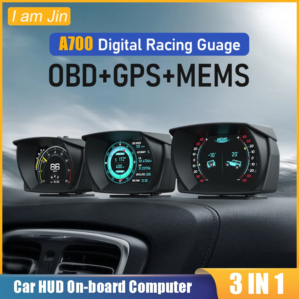 Pc Security Lock - A700 HUD samochodowy komputer pokładowy trzy