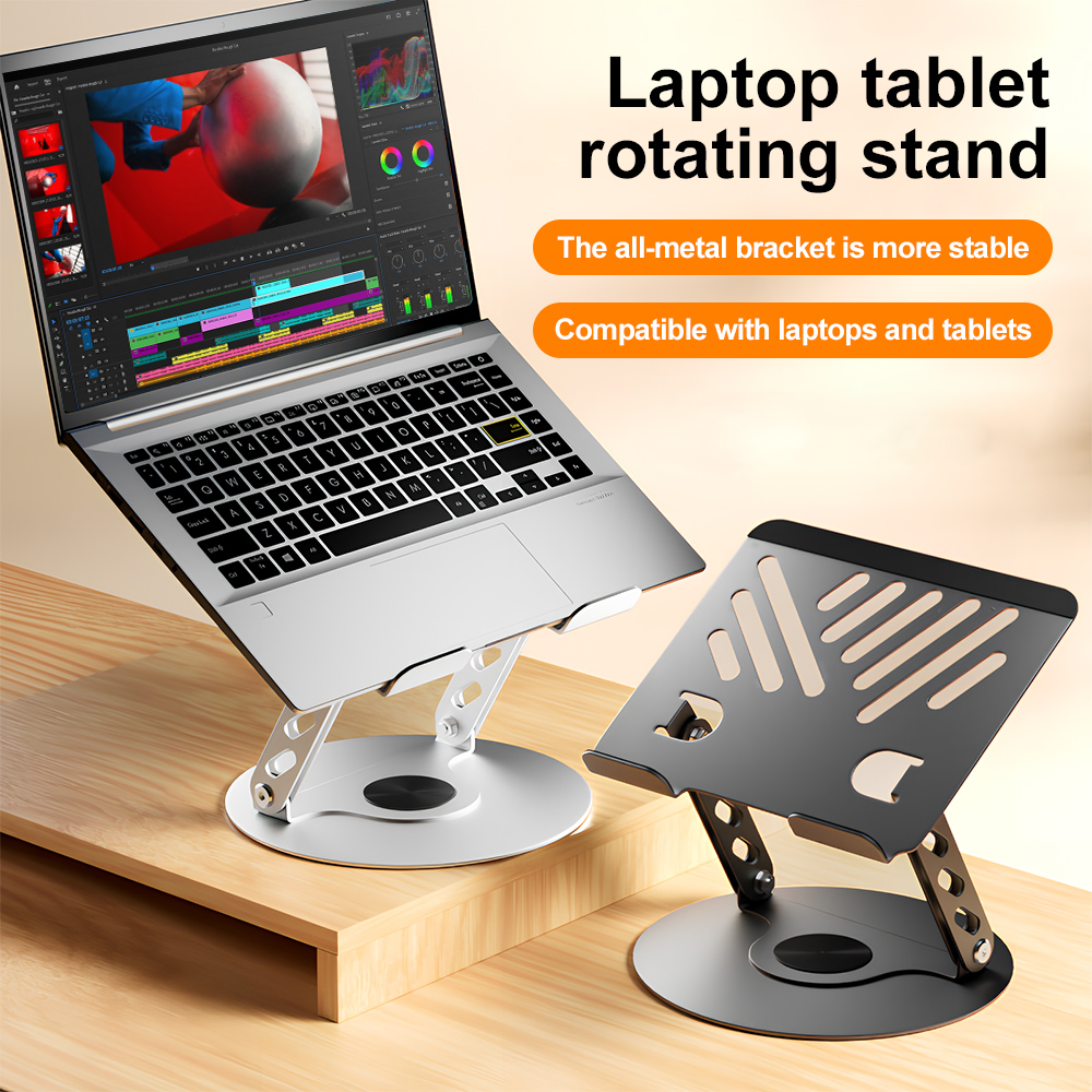 Flat Panel Mount Tilt - Metalowy stojak na laptopa obracany o