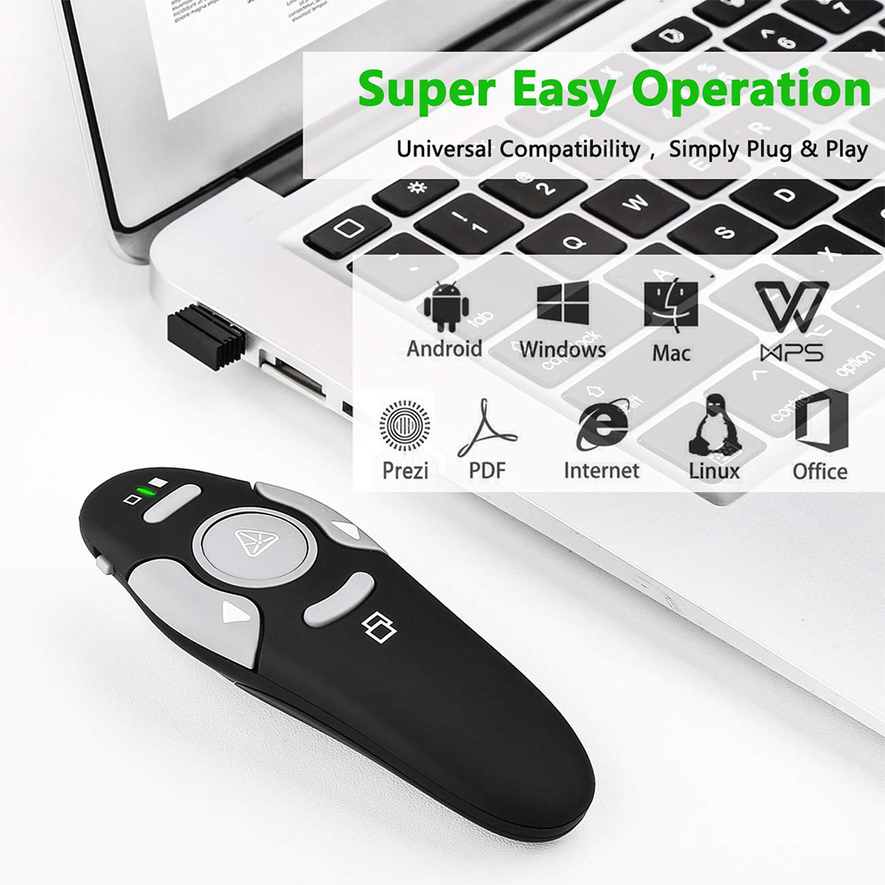 Bezprzewodowy prezenter MRSVI  – Presentation Remote Laser recenzja i cena