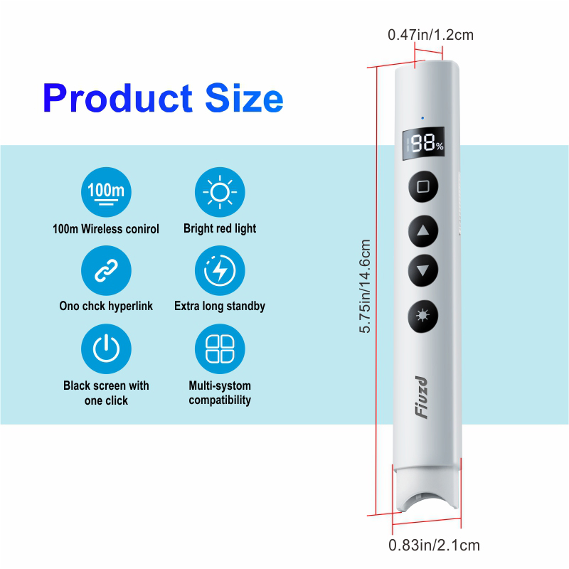 Nowy Bezprzewodowy Prezenter C – Presentation Remote Laser recenzja i cena