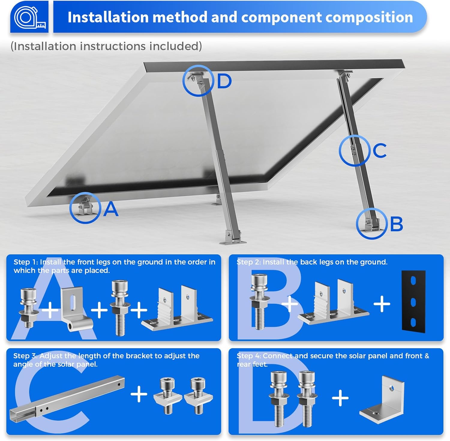 2 zestawy regulowanych wsporni – Flat Panel Mount Tilt recenzja i cena
