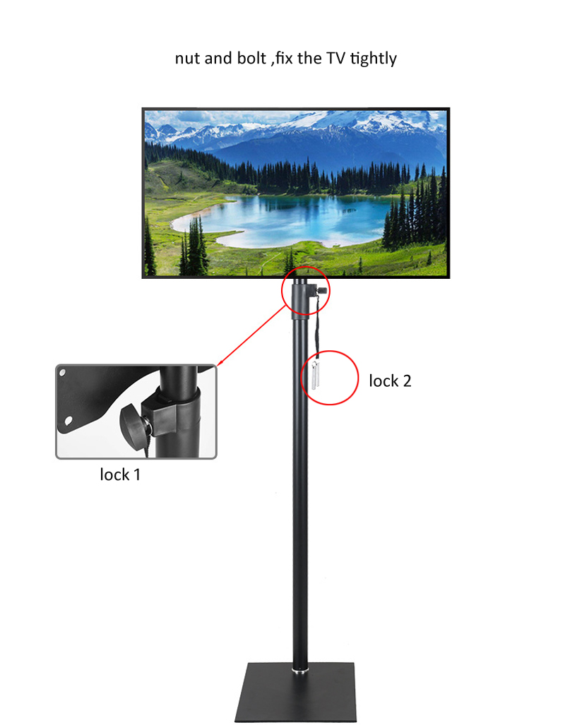 (1500 mm wysokości) Stalowy, u – Flat Panel Mount Tilt recenzja i cena
